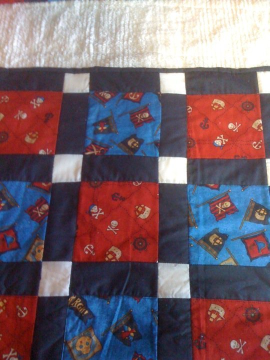 "Keegan" Boarded Patchwork Quilt